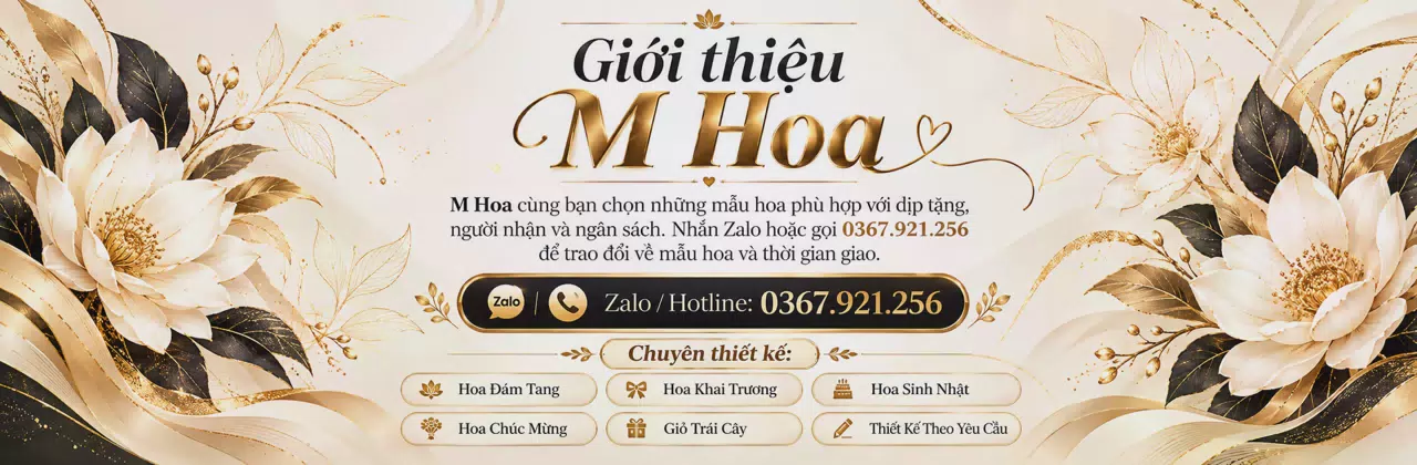 Ảnh bìa Shop hoa tươi Phường Nguyệt Hoá Vĩnh Long - Từ lời nhắn đến món hoa vừa ý